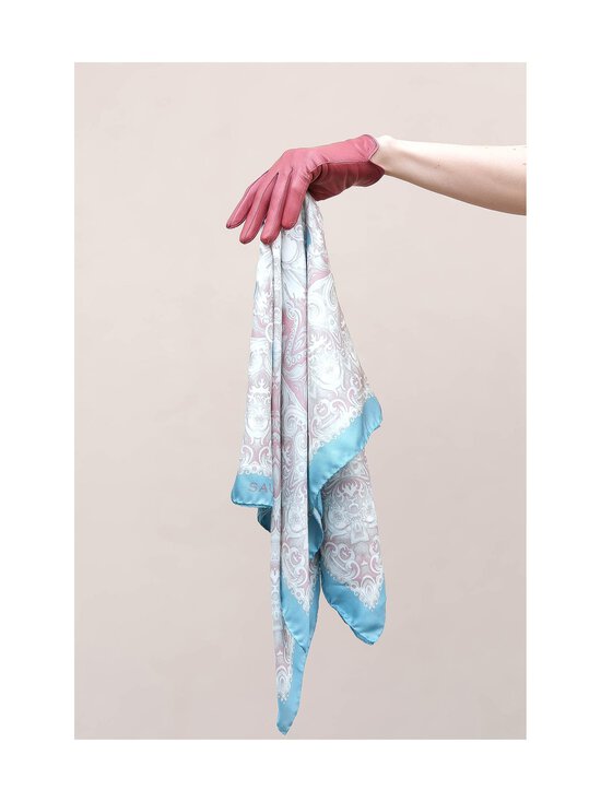 Sauso - Gelo-silkkihuivi 90 x 90 cm - AQUA | Stockmann - photo 4