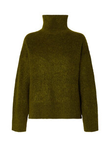 Selected - SlfMira High Neck -neule - AVOCADO DETAIL:BLACK CORE | Stockmann