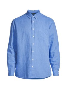 Cap Horn - Michael Classic Fit Linen Blend krekls ar apkakli - COAST BLUE | Stockmann