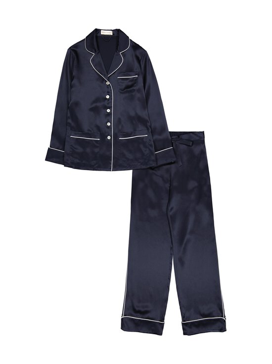 Olivia von Halle - Coco zīda pidžamas komplekts - NAVY IVORY - photo 4 Olivia von Halle - Coco zīda pidžamas komplekts - NAVY IVORY | Stockmann - photo 4
