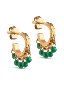 ENAMEL Copenhagen - Kõrvarõngad Astrid - GRASS GREEN | Stockmann