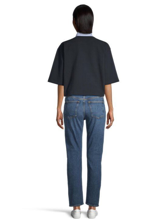 Stella McCartney - Piquet Polo Cropped t-paita - 4000 NAVY | Stockmann - photo 3