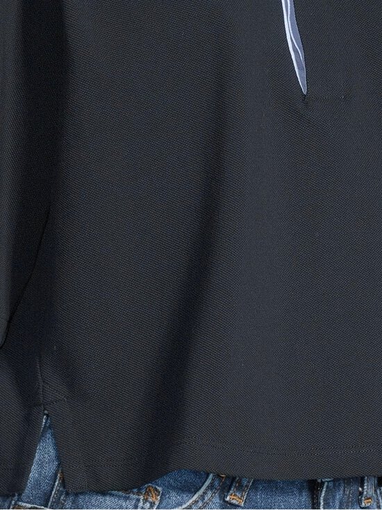 Stella McCartney - Piquet Polo Cropped t-paita - 4000 NAVY | Stockmann - photo 6