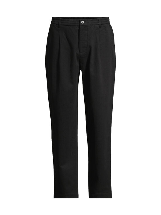 Maison Kitsuné - Elasticated Pleated -housut - BLACK | Stockmann - photo 1