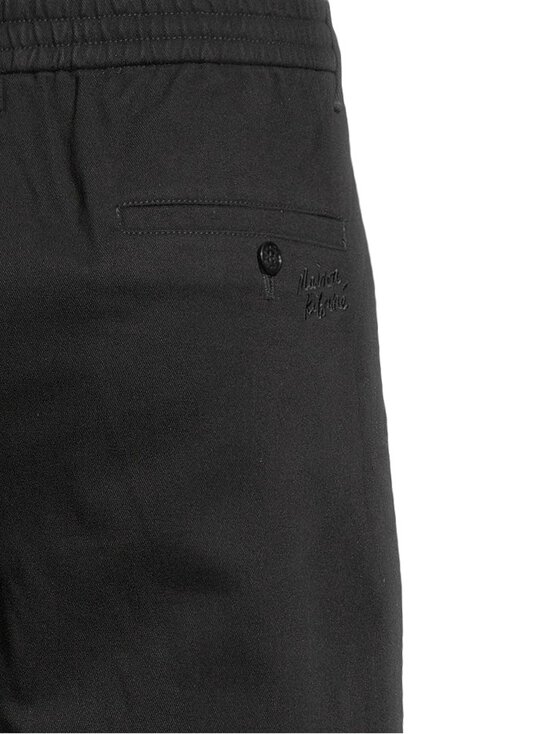 Maison Kitsuné - Elasticated Pleated -housut - BLACK | Stockmann - photo 5
