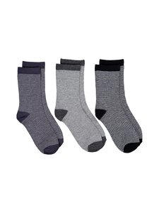 Bogi - Jack zeķes 3 iepak. - GREY STRIPES | Stockmann