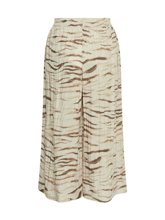 MSCH Copenhagen - MSCHTania High Waist -nilkkapituiset housut - OATMEAL ZEBRA | Stockmann - photo 2