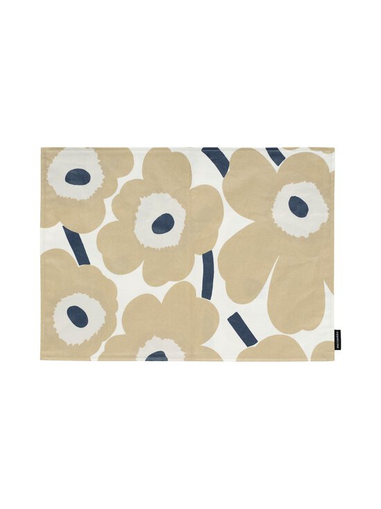 Marimekko - Pieni Unikko -pöytätabletti - OFF WHITE, BEIGE, DARK BLUE | Stockmann - photo 1