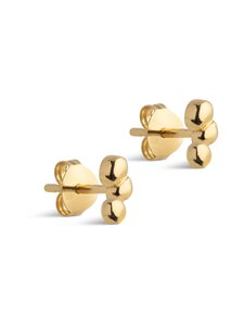 ENAMEL Copenhagen - Nara- kullatut nappikorvakorut - 925S/GP | Stockmann
