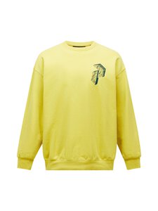 Peak Performance - Terry Graphic Crew -collegepaita - 020 CANARY LIME | Stockmann