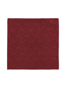 Stockholm Kravatt - Paisley-silkkitaskuliina - 025 DARK RED | Stockmann