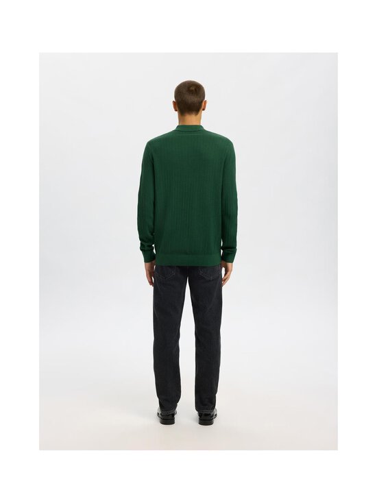 Selected - Kootud polosärk SlhCran Structure - DARK GREEN | Stockmann - photo 2