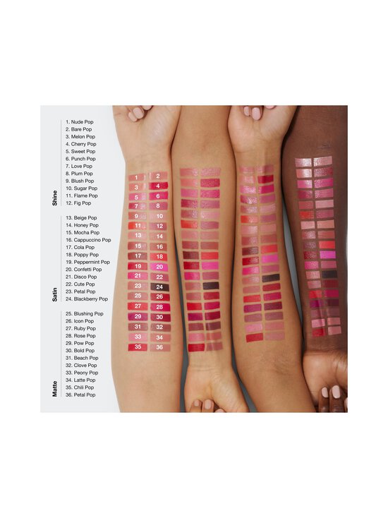 Clinique - Pop Longwear Shine Lipstick -huulipuna - SWEET POP - photo 5 Clinique - Pop Longwear Shine Lipstick -huulipuna - SWEET POP | Stockmann - photo 5