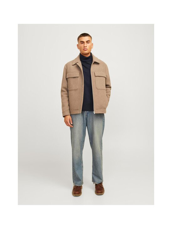Jack & Jones - JjeBasic kokvilnas rullapkakles džemperis - NAVY BLAZER | Stockmann - photo 2