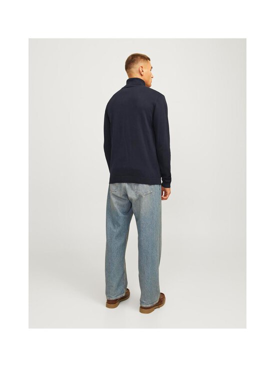 Jack & Jones - JjeBasic kokvilnas rullapkakles džemperis - NAVY BLAZER | Stockmann - photo 3