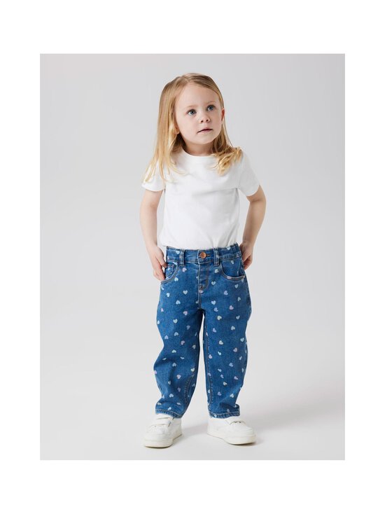 Name It - NmfBella Mom Shaped džinsi - DENIM BLUE AOP:HEARTS - photo 4 Name It - NmfBella Mom Shaped džinsi - DENIM BLUE AOP:HEARTS | Stockmann - photo 4