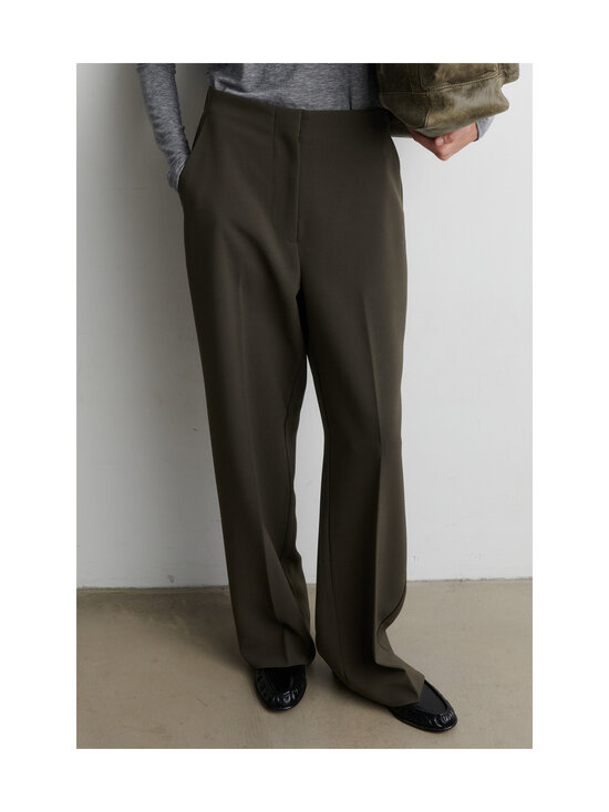 SECOND FEMALE - Fique Classic -housut - 8004 BLACK OLIVE | Stockmann - photo 2