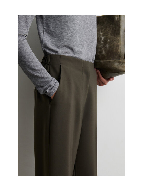 SECOND FEMALE - Fique Classic -housut - 8004 BLACK OLIVE | Stockmann - photo 5