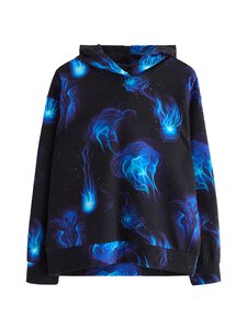 Lindex - Brushed Inside džemperis ar kapuci - 80 BLACK | Stockmann