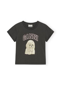 Ganni - Poodle Baby t-paita - 252 PHANTOM | Stockmann