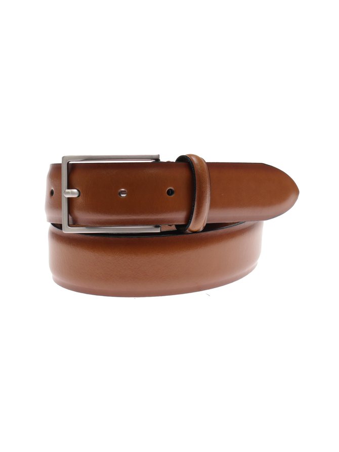 Brown leather belt