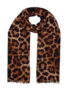 A+more - Odotted vilnas šalle 70 x 180 cm - BROWN/BLACK | Stockmann
