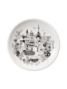 Arabia - Taldrik Emilia 10,5 cm - BLACK/WHITE Arabia - Taldrik Emilia 10,5 cm - BLACK/WHITE | Stockmann