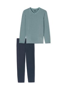 Schiesser - Pyjama 2-osainen - 709 MINERAL GREEN | Stockmann