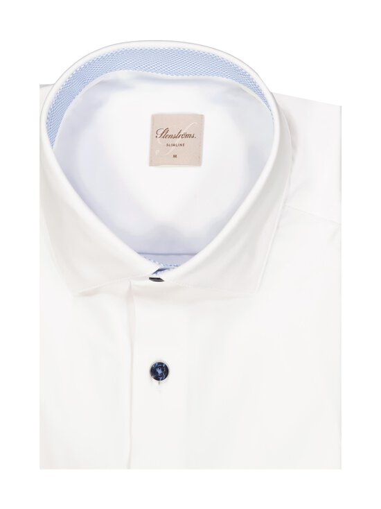 Stenströms - Slimline Jersey Contrast -kauluspaita - 000 WHITE | Stockmann - photo 2