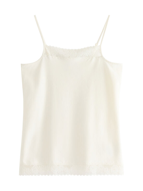 Lindex - Mežģīņu apmales tops - 300 WHITE | Stockmann - photo 1
