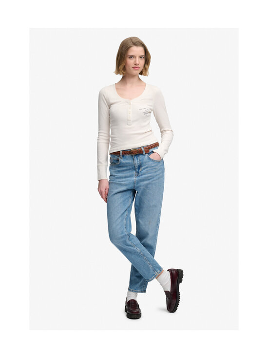 Superdry - Athletic Button Down -trikoopaita - 8ML DESERT BONE OFF WHITE | Stockmann - photo 7