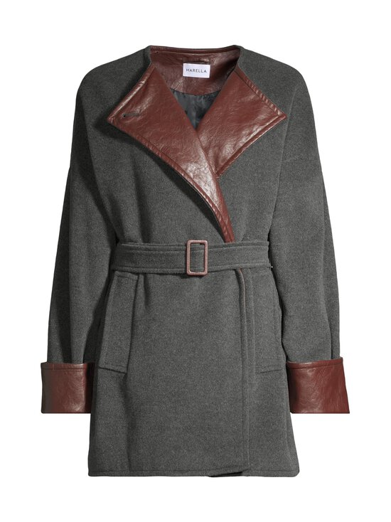 Marella - Creta-villakangastakki - 002 MELANGE GREY - photo 1 Marella - Creta-villakangastakki - 002 MELANGE GREY | Stockmann - photo 1