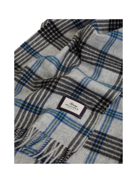 Tommy Hilfiger - Corporate Check -huivi - 0OK LIGHT GREY HTR CHECK | Stockmann - photo 3