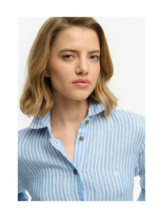 Superdry - Premium Linen Slim -paita - J9E CLASSIC BLUE STRIPE | Stockmann - photo 2