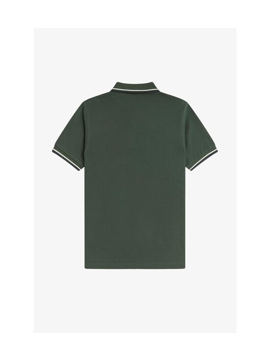 Fred Perry - Twin Tipped Slim -pikeepaita - 53A COURT GREEN / SNOW WHITE / NAVY | Stockmann - photo 2