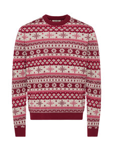 Only & Sons - OnsX-mas -neule - MERLOT DETAIL:SNOWFLAKE | Stockmann