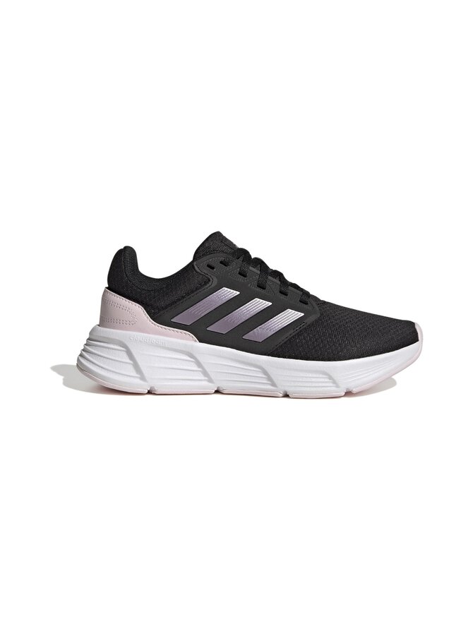 Black and pink sneakers