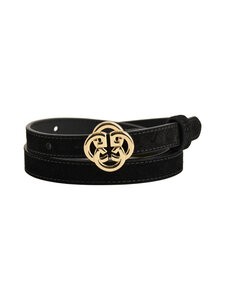 GANT - Monogram Buckle Slim -mokkanahkavyö - 5 BLACK | Stockmann