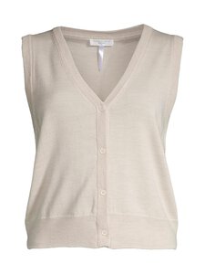 ESSENTIALS by Stockmann - Kootud vest Amanda - OATMEAL MEL 215458 | Stockmann