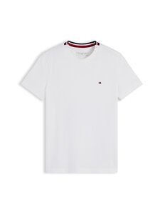 Tommy Hilfiger - T-särk Tape Detail Pique - YBR WHITE | Stockmann