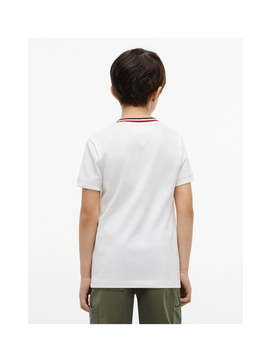 Tommy Hilfiger - T-särk Tape Detail Pique - YBR WHITE | Stockmann - photo 3
