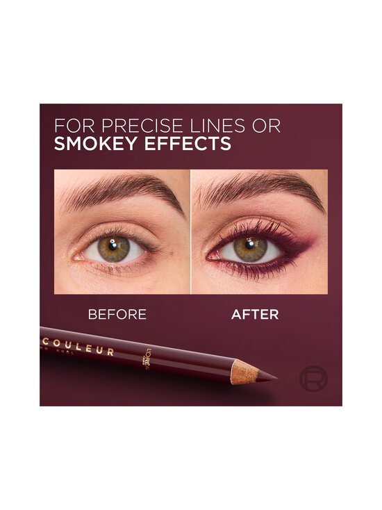 L'Oréal Paris - Haute Couleur Crayon Khol -silmänrajauskynä - LE BORDEAUX | Stockmann - photo 4