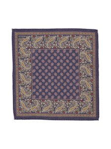 Eton - Two-Face Wool -taskuliina - 28 NAVY BLUE | Stockmann