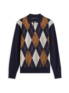 Tommy Hilfiger - Argyle Rugby -paita - DW5 DESERT SKY | Stockmann