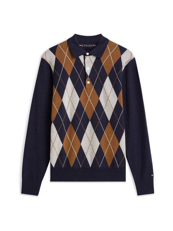 Tommy Hilfiger - Argyle Rugby -paita - DW5 DESERT SKY | Stockmann - photo 1