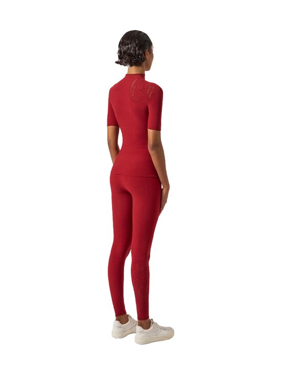 Wolford - Rose Net -lyhythihainen paita - 3244 CRIMSON | Stockmann - photo 4