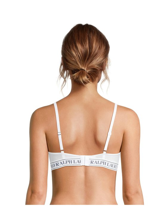 Polo Ralph Lauren - Polo Essentials Triangle Bralette -rintaliivit - 192 WHITE CLOUD | Stockmann - photo 3