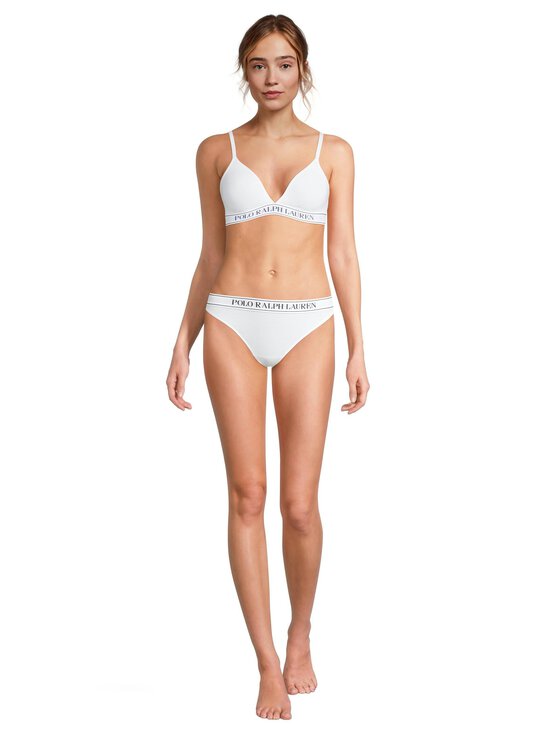 Polo Ralph Lauren - Polo Essentials Triangle Bralette -rintaliivit - 192 WHITE CLOUD | Stockmann - photo 4