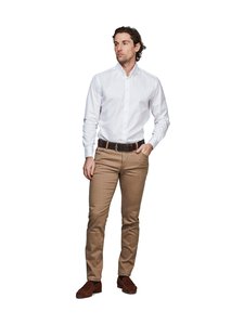 HANSEN&JACOB - Silk Touch Okado -viisitaskuhousut - BEIGE 17 | Stockmann