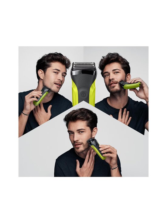 Braun - Series 3 Shave & Style -parranajokone - BLACK/YELLOW | Stockmann - photo 3